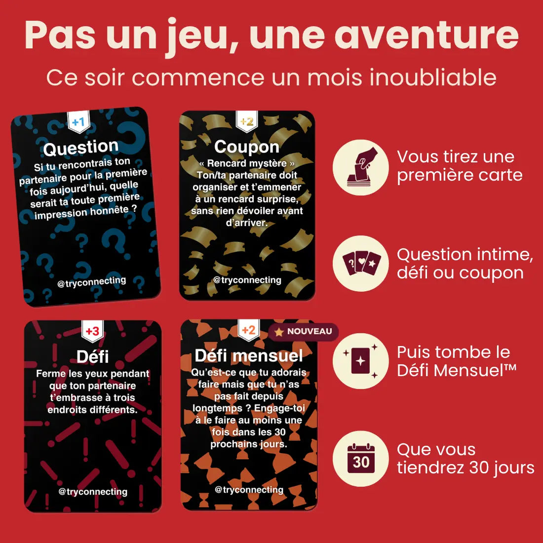 Connecting™ - Le jeu pour les couples qui veulent se retrouver