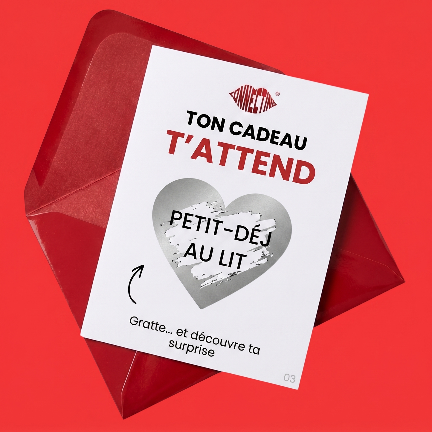 De mon cœur (carte à gratter)
